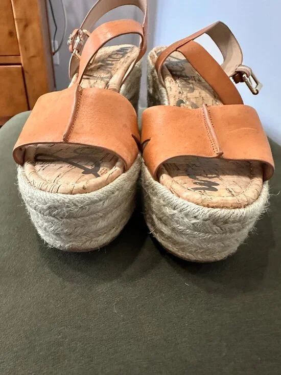 Sam Edelman Maura Espadrille Wedge Sandals 8.5 - Picture 6 of 10